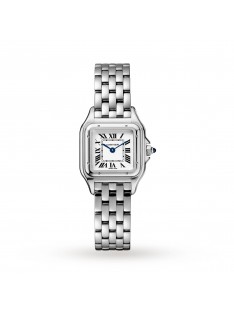 Cartier Panthère de Cartier katsella pieni malli kvartsi liikkuvuus teräs WSPN0006