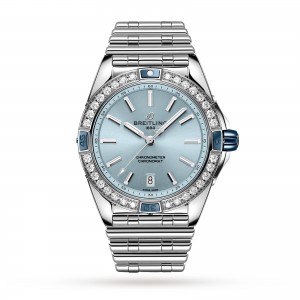Breitling Super Chronomat automaattinen 38 sininen ruostumattomasta teräksestä rannekorun katsella A17356531C1A1