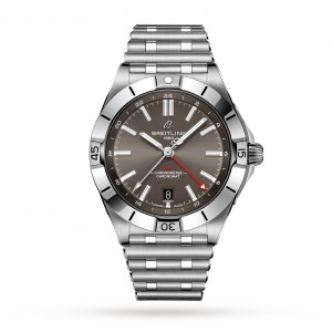 Breitling Chronomat automaattinen GMT 40 harmaa soittaa kello A32398101M1A1