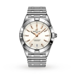 Breitling chronomat 32 ruostumaton teräs - valkoinen katsella A77310101A3A1