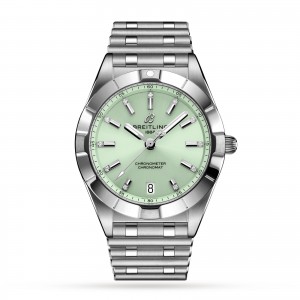 Breitling Chronomat 32 ruostumaton teräs - mintunvihreä katsella A77310101L1A1