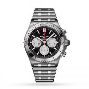 Breitling chronomat b01 42 ruostumattomasta teräksestä katsella AB0134101B1A1