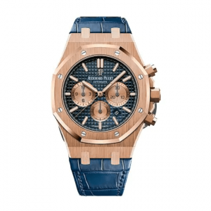 audemars piguet royal oak ajanotto 41 mm sininen 26331or.oo.d315cr.01
