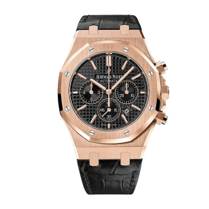 audemars piguet royal oak chronograph 41 mm musta 26320or.oo.d002cr.01