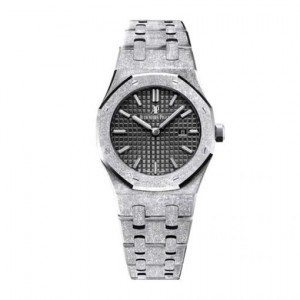 audemars piguet royal oak itsestään käämitys himmeä kulta 33 mm tummanharmaa 67653bc.gg.1263bc.02