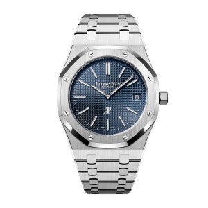 audemars piguet royal oak itsestään käämitys 39 mm sininen 15202st.oo.1240st.01