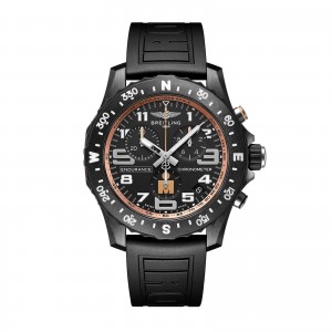 Breitling endurance pro x iron man finisher 44mm miesten katsella musta X823101B1B1S1