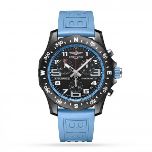 Breitling endurance pro 44mm turkoosi kumihihna katsella rannekello X82310281B1S1